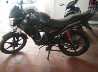 Black Honda CB Twister