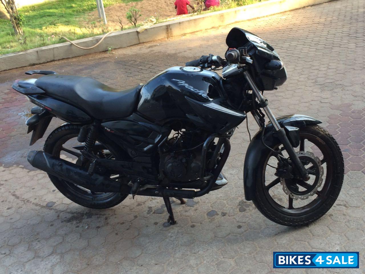 Used 08 Model Tvs Apache Rtr 160 For Sale In Udupi Id 17 Black Colour Bikes4sale