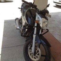 Black Yamaha FZ16