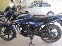 Blue Bajaj Discover DTSi 135