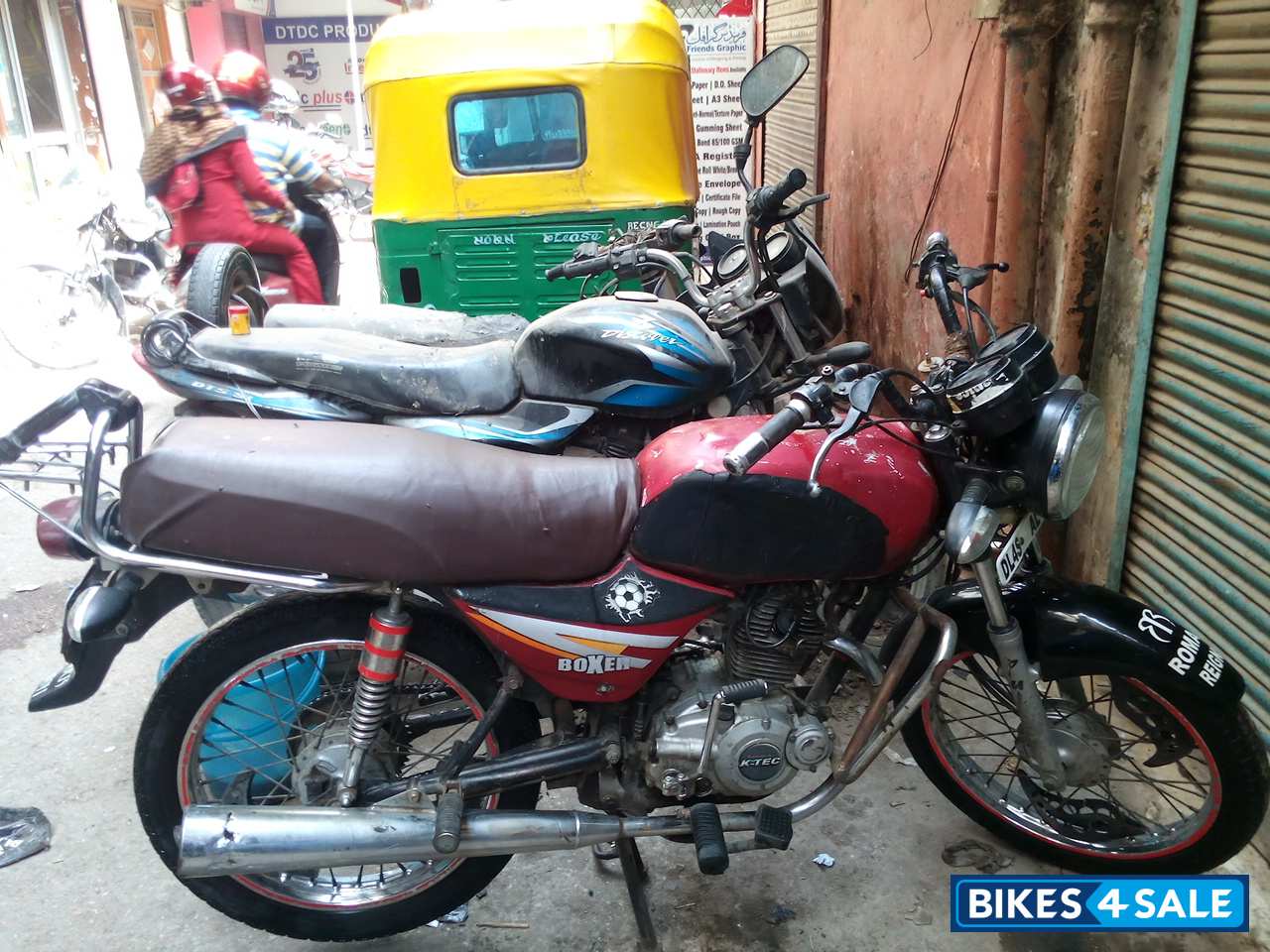 Red & Black Bajaj Boxer