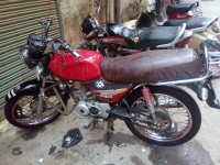 Red & Black Bajaj Boxer