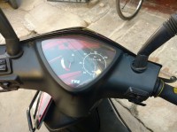 Black & Red TVS Scooty Streak