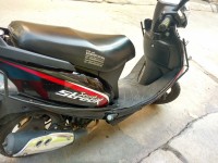 Black & Red TVS Scooty Streak