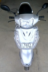 Silver Suzuki Access 125