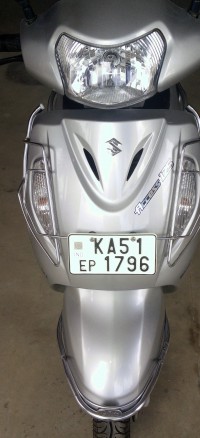 Silver Suzuki Access 125