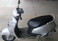 Silver Suzuki Access 125