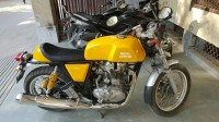 Yellow Royal Enfield Continental GT 535