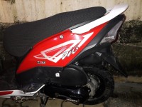 Red White Honda Dio