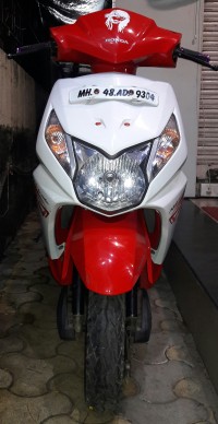 Red White Honda Dio