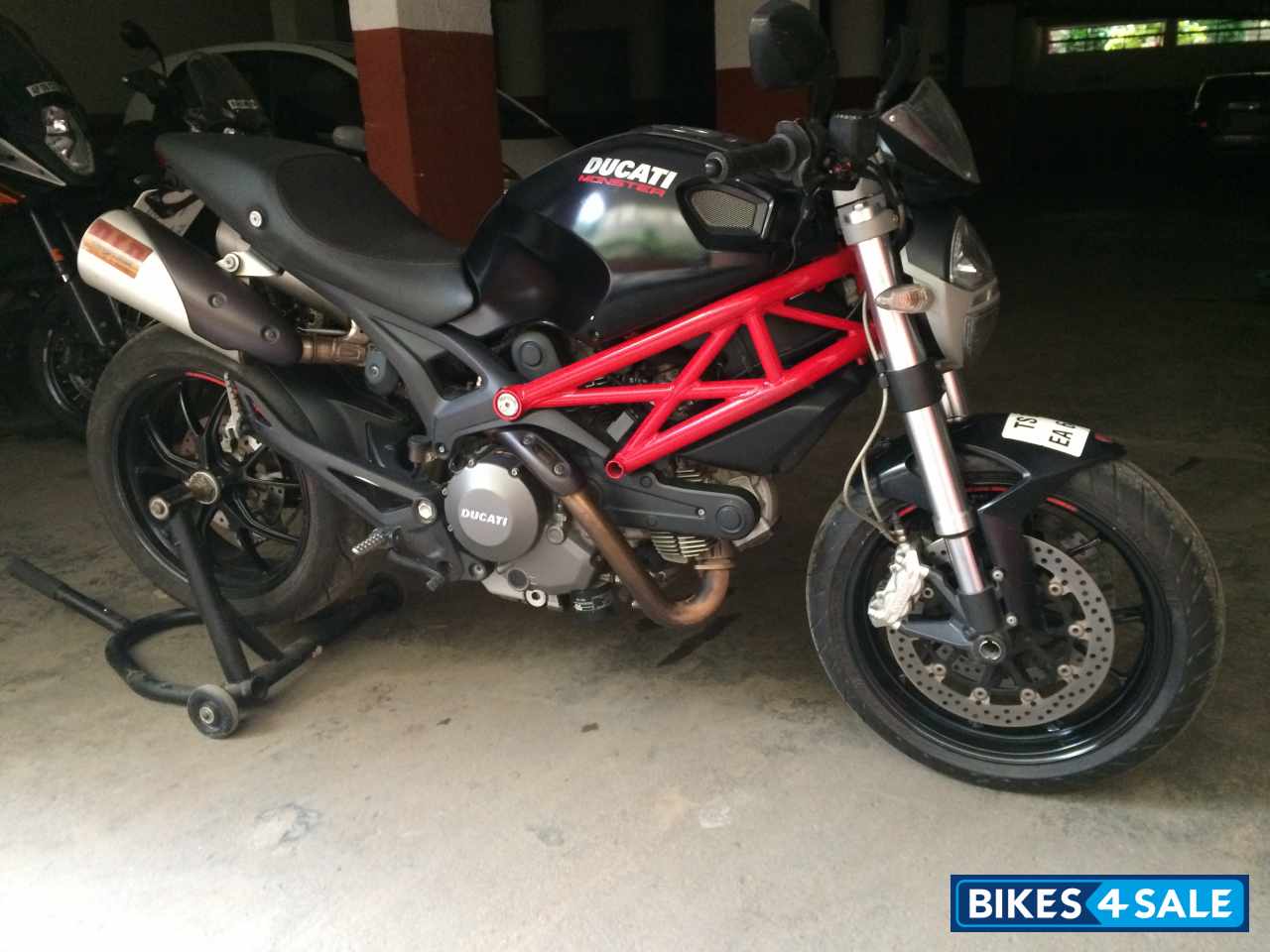 Black Ducati Monster 796
