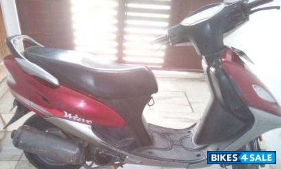 Red Bajaj Wave