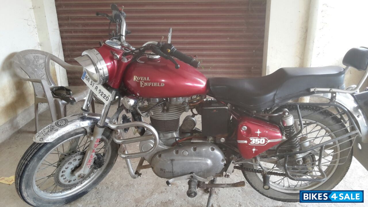 Red Royal Enfield Bullet Electra