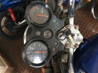 Blue Bajaj Pulsar 180 Round Headlight