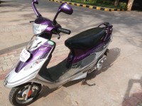 Purple TVS Scooty Pep Plus