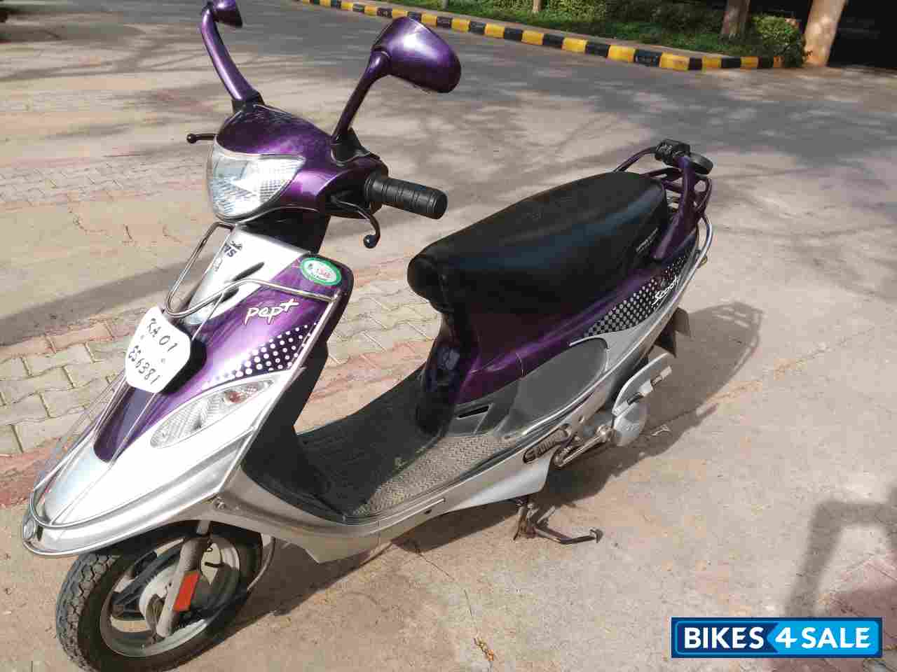 Purple TVS Scooty Pep Plus