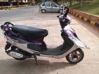 Purple TVS Scooty Pep Plus