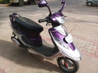 Purple TVS Scooty Pep Plus