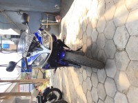 White & Blue Yamaha YZF R15 V2