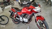 Red TVS Apache 150