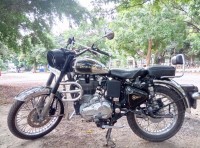 Black Royal Enfield Classic Chrome