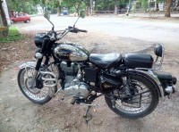 Black Royal Enfield Classic Chrome