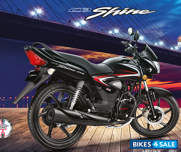 Black Honda CB Shine SP