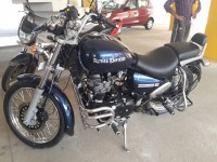 Blue Royal Enfield Thunderbird