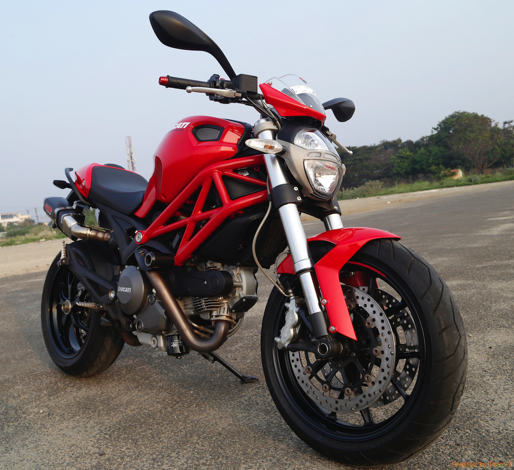 Red Ducati Monster 796