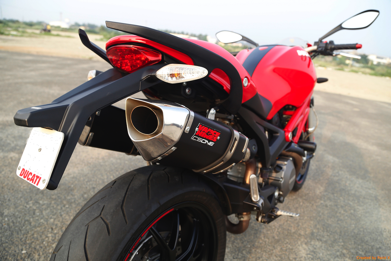 Red Ducati Monster 796