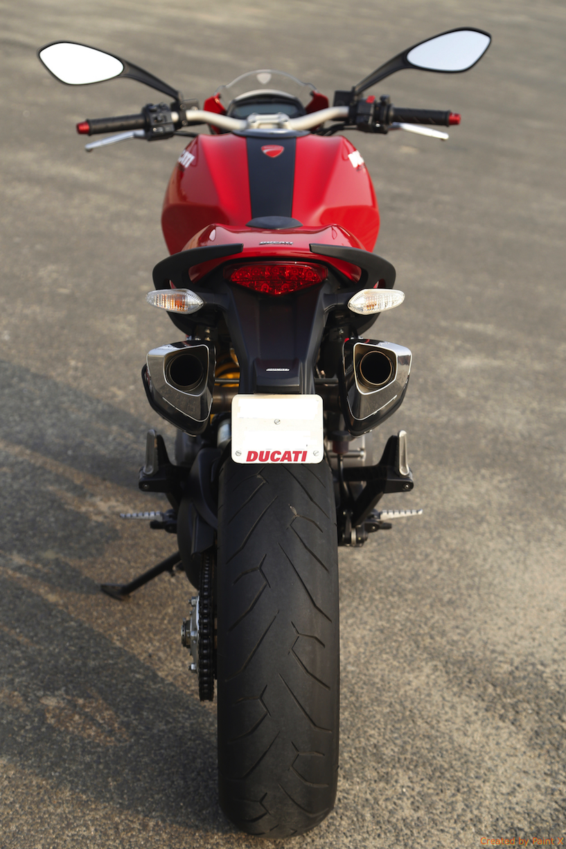 Red Ducati Monster 796