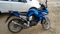 Blue Yamaha Fazer