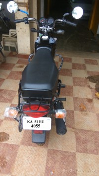 Blue Black Bajaj CT 100B