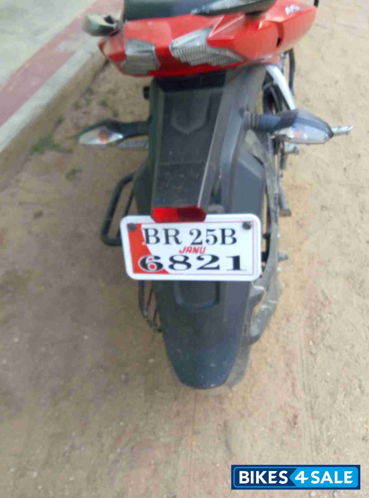 Red Bajaj Pulsar AS 150