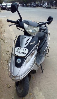 Black TVS Scooty Pep Plus