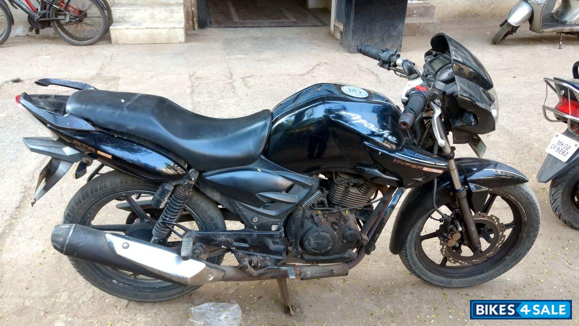 Used 09 Model Tvs Apache Rtr 160 For Sale In Mumbai Id Black And Orange Colour Bikes4sale