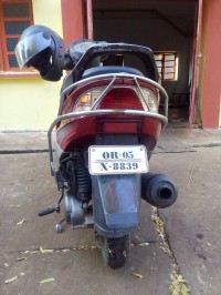 Red Bajaj Wave