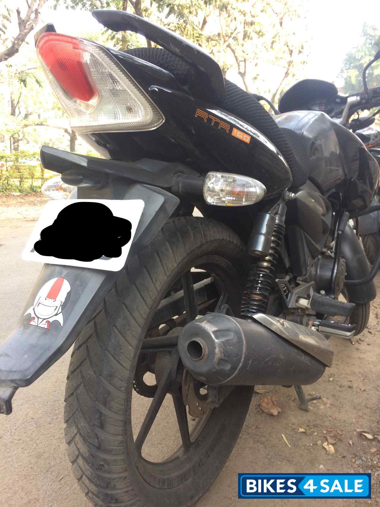 Used 11 Model Tvs Apache Rtr 160 For Sale In Pune Id Black Colour Bikes4sale