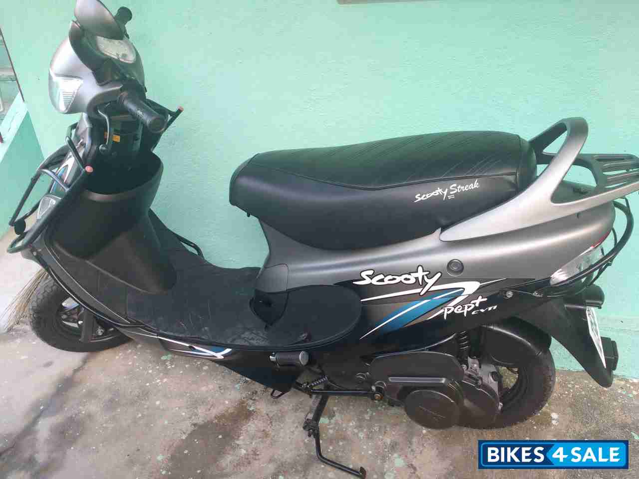 Matte Grey TVS Scooty Pep Plus