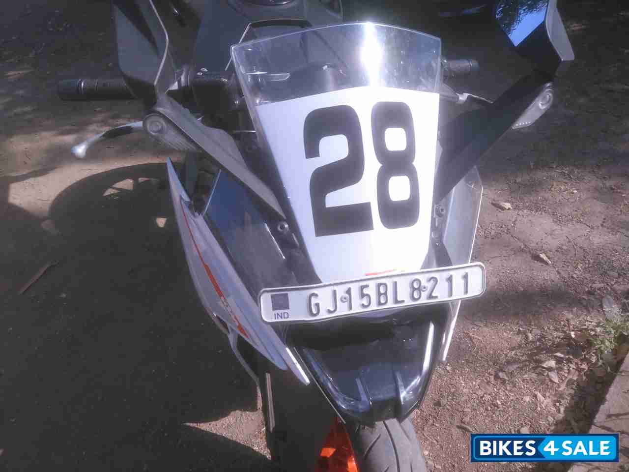 Black And White KTM RC 390 Black And White KTM RC 390