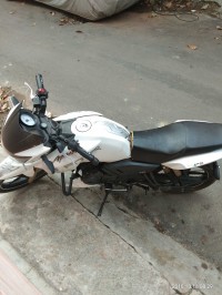 White TVS Apache RTR 180 ABS