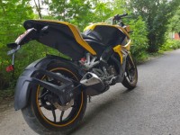 Yellow Bajaj Pulsar RS 200