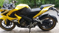 Yellow Bajaj Pulsar RS 200