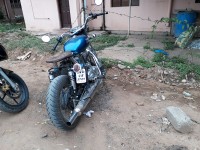 Blue Royal Enfield Bullet Electra Twinspark