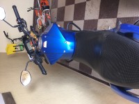 Blue Suzuki Gixxer 150