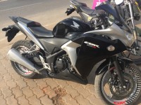 Black,silver Honda CBR 250R