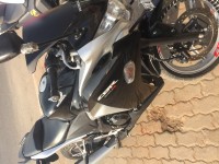 Black,silver Honda CBR 250R