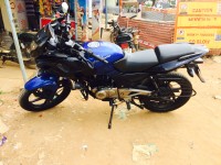 Blue & Black Bajaj Pulsar 220F