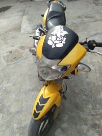 Yellow TVS Apache RTR 180 ABS