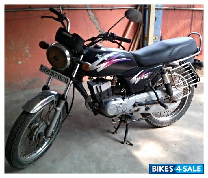 Used 2004 model TVS MAX 100R for sale in Pondicherry. ID 162200. Black ...